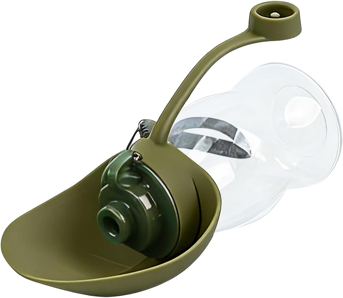 Portable Dog Water Bottle, ABS + Silicone Pet Water Dispenser
