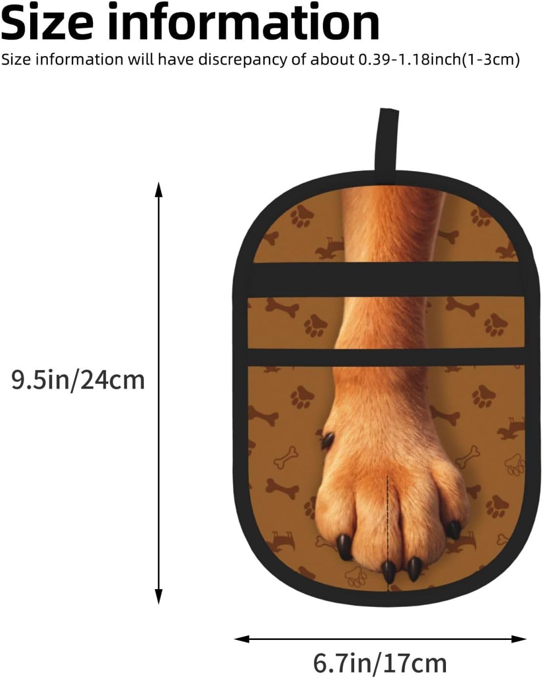 Pet Hair Removal Glove, Dog-Paw Design Dog & Cat Hair Remover Tool