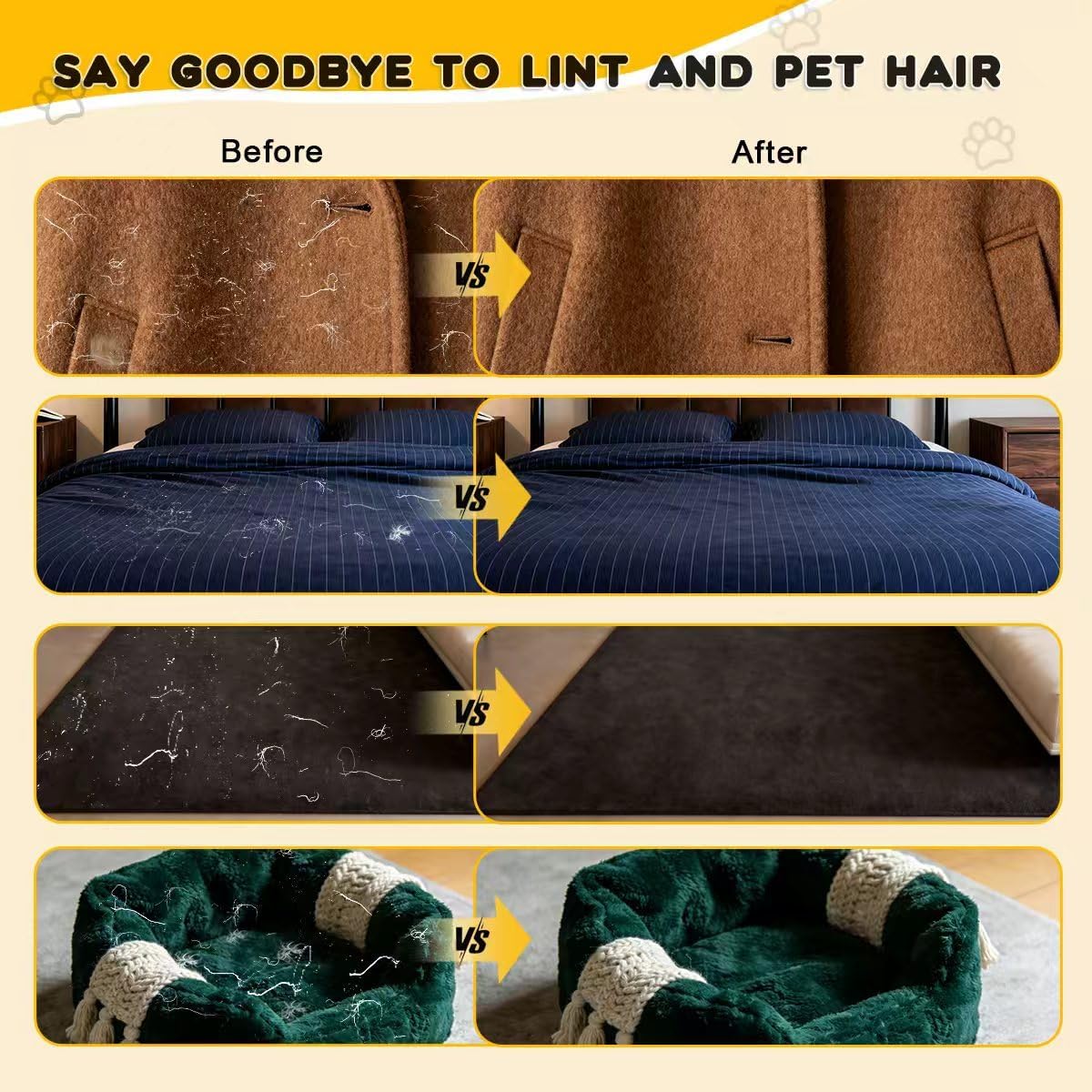Electrostatic Pet Hair Removal Gloves