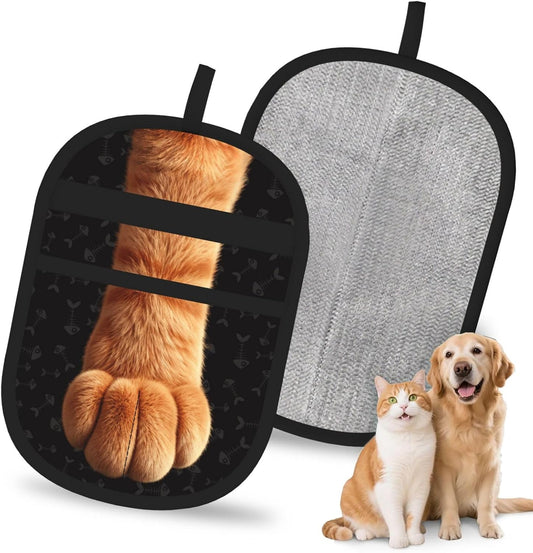 Pet Hair Removal Glove, Cat-Paw Design Dog & Cat Hair Remover Tool
