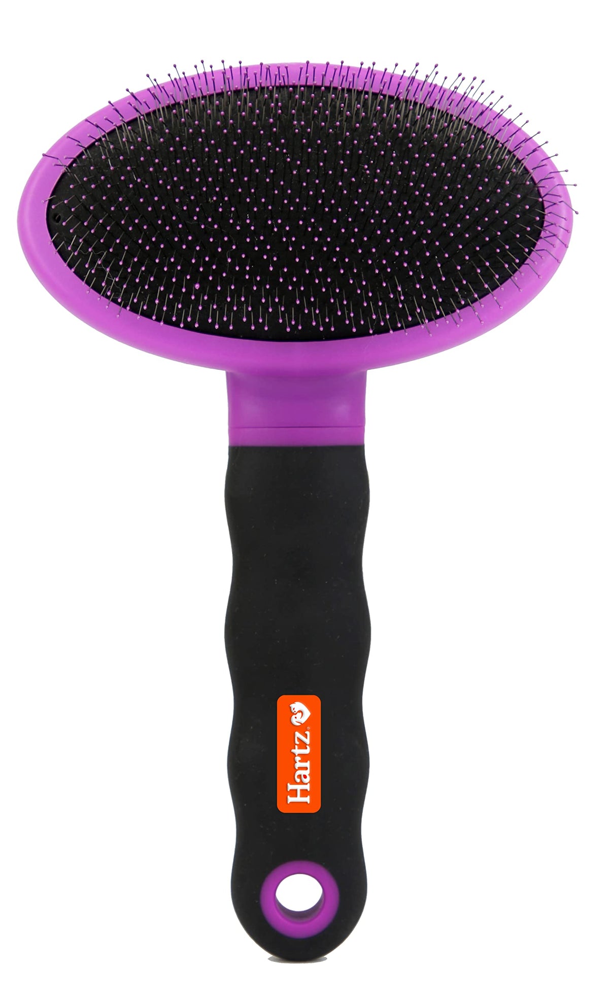 Hartz Groomer's Best Small Slicker Brush for Cats and Small Dogs, Black/Violet, 1 Count