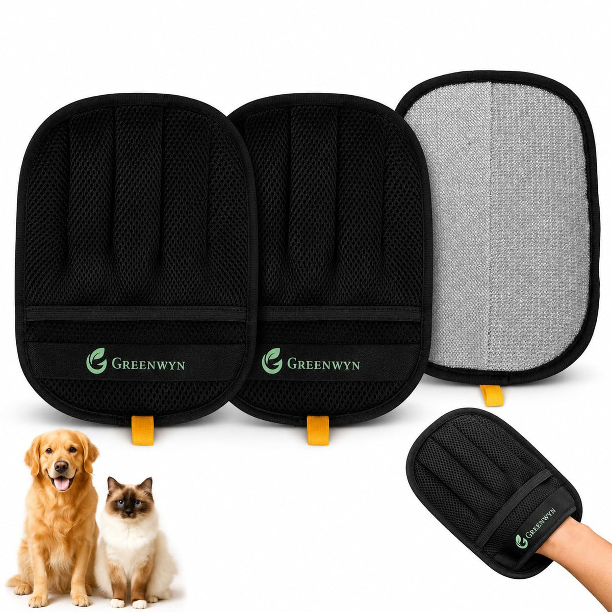 Pet Hair Glove 1pack & 2pack