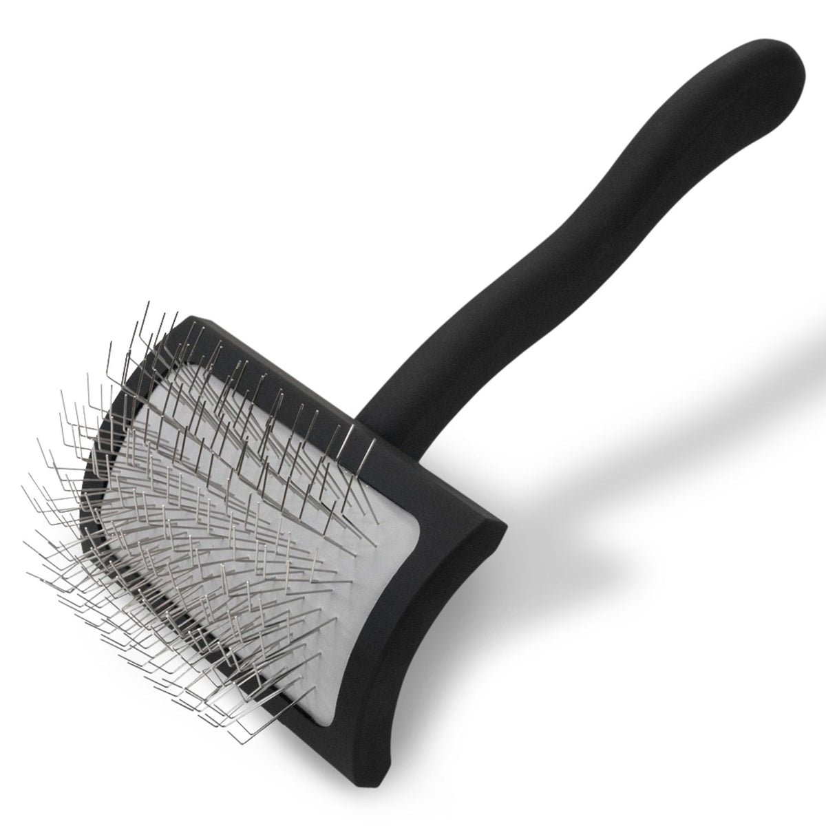 Chris Christensen Big G Dog Slicker Brush for Dogs (Goldendoodles, Labradoodles, Poodles), Groom Like a Professional, Fluff Detangle Style, Saves Time Energy, Coral, Large