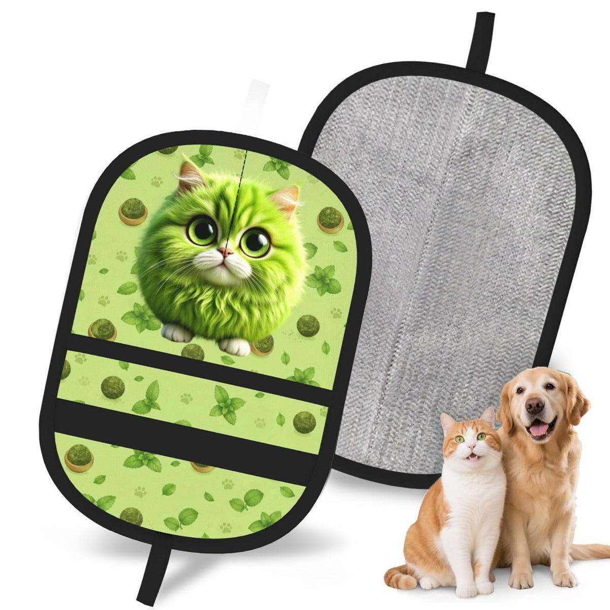 Pet Hair Removal Glove, Cat-Paw Design Dog & Cat Hair Remover Tool