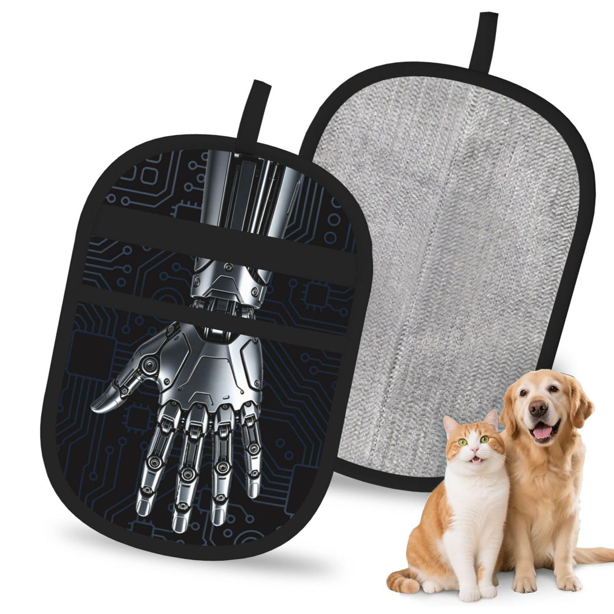 Pet Hair Removal Glove, Dog-Paw Design Dog & Cat Hair Remover Tool