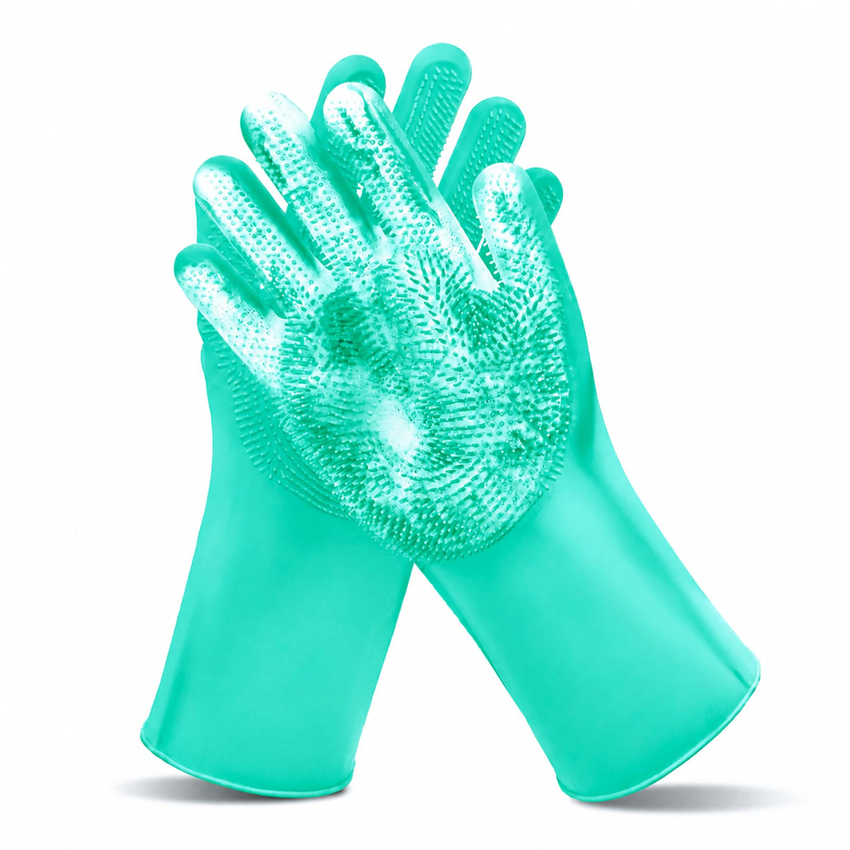Pet Grooming Gloves—Dog Washing Gloves with High-Density Teeth