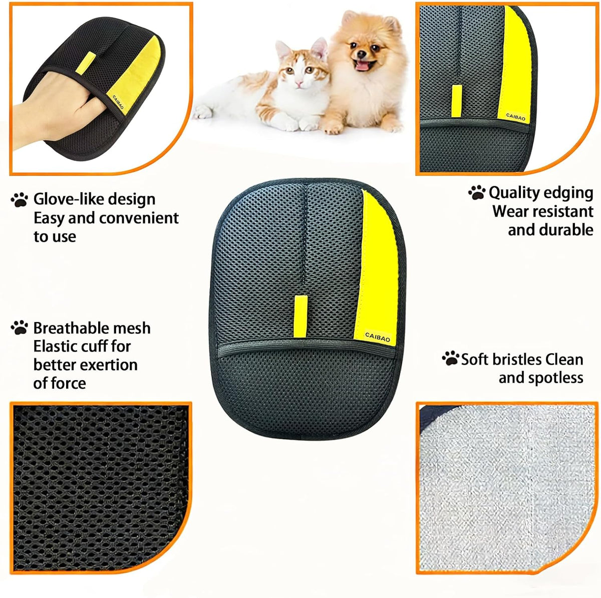 Electrostatic Pet Hair Removal Gloves