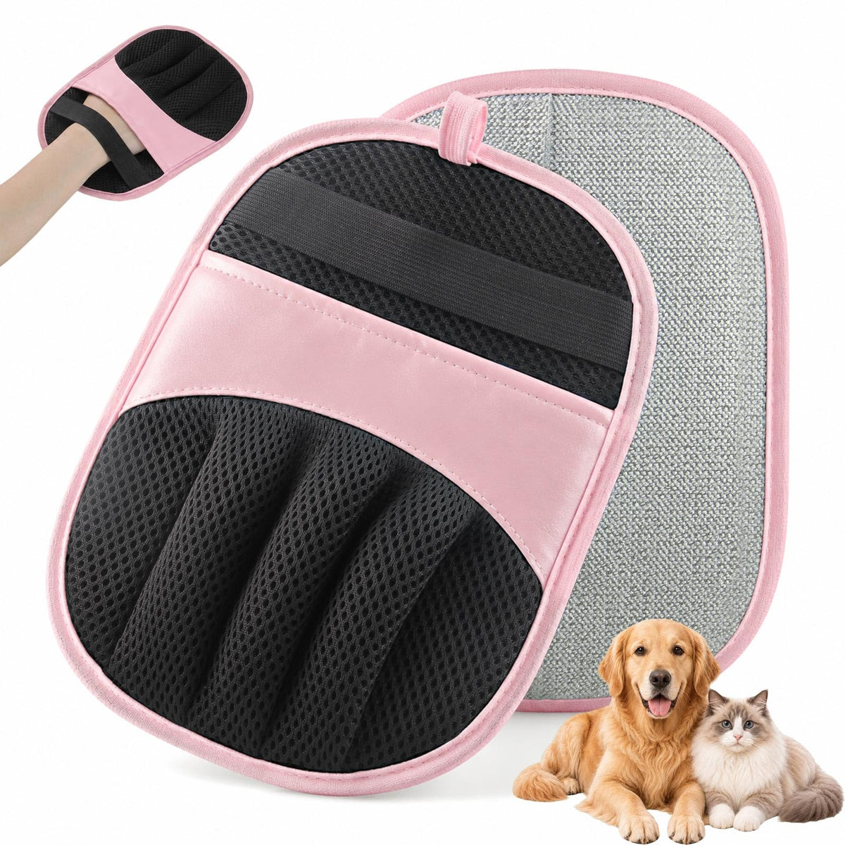 Thickened Pet Hair Removal Glove for Couches, Carpets and Pet Beds