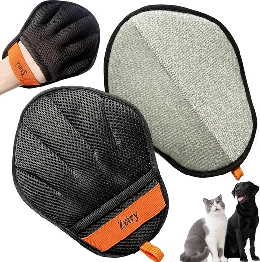 Pet Hair Removal Glove for Dogs Cats, Electrostatic Magic Brush