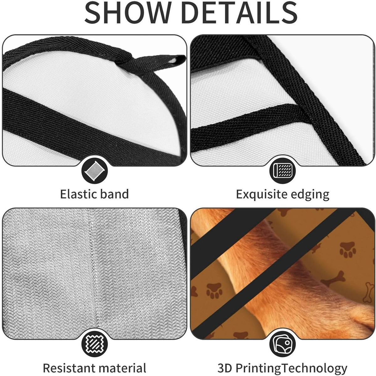 Pet Hair Removal Glove, Dog-Paw Design Dog & Cat Hair Remover Tool